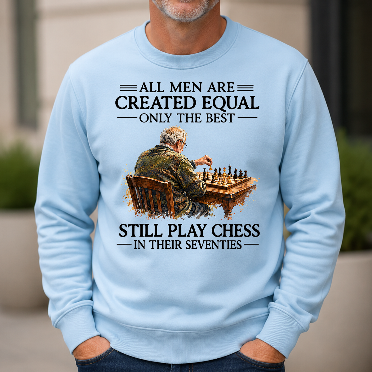 Still Play Chess In 70s - 6-CS2D-LightBlue