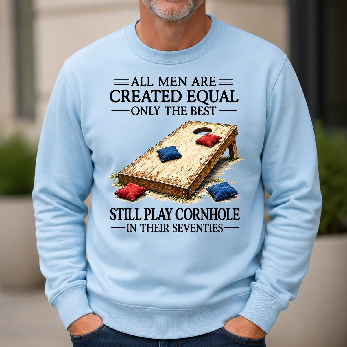 Still Play Cornhole In 70s - 6-CS2D-LightBlue