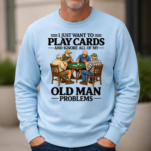 I Just Want To Play Cards - 6-CS2D-LightBlue