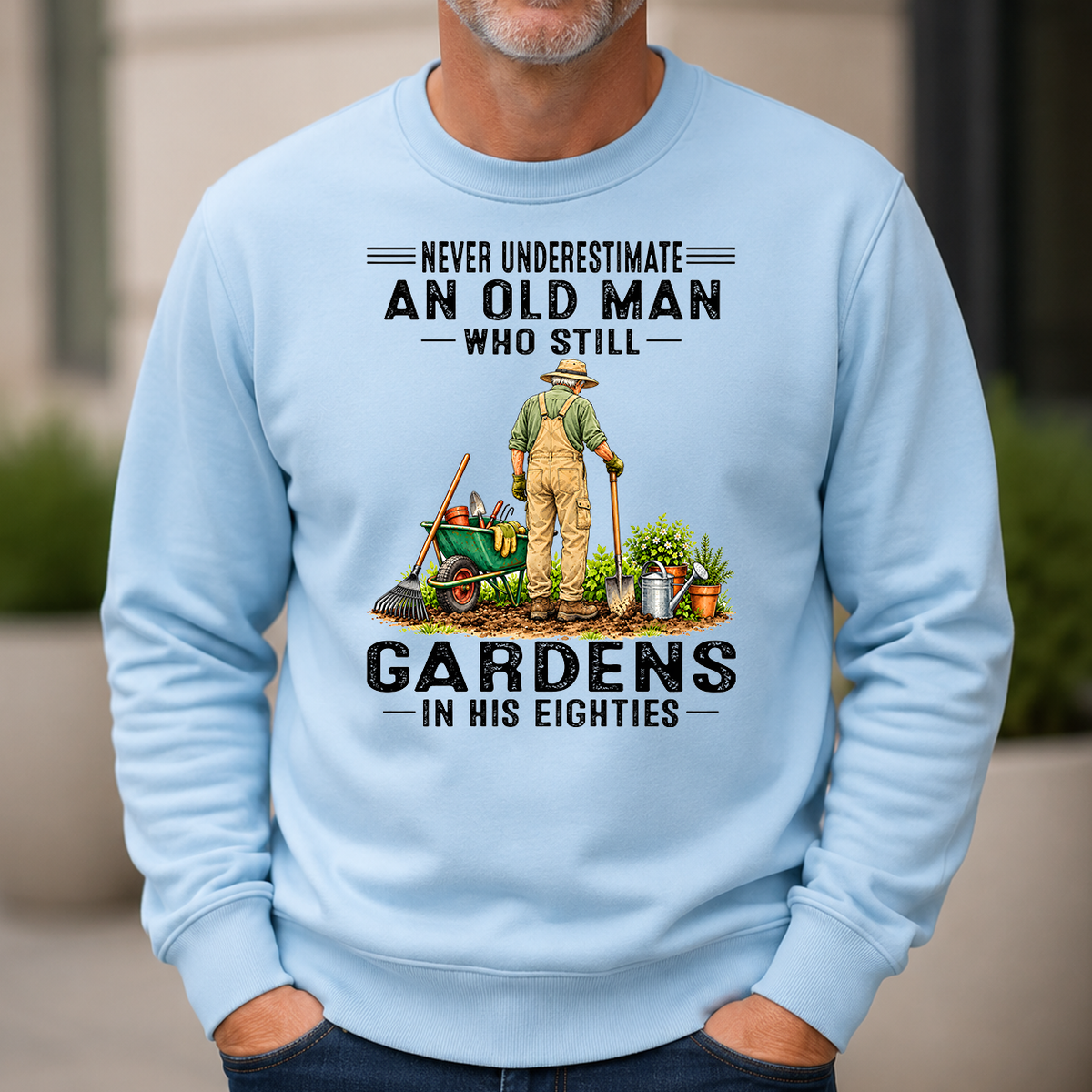 Vintage Still Gardens 80s - 6-CS2D-LightBlue