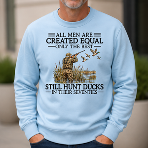 All Men Are Created Equal Duck Hunting 70s - 6-CS2D-LightBlue