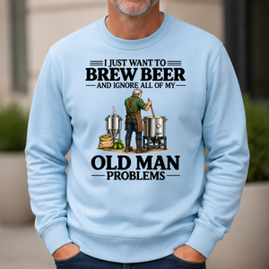 I Just Want To Brew Beer - 6-CS2D-LightBlue