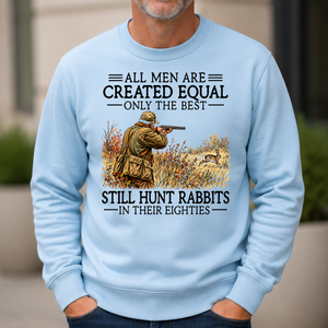 All Men Are Created Equal Rabbit Hunting 80s - 6-CS2D-LightBlue