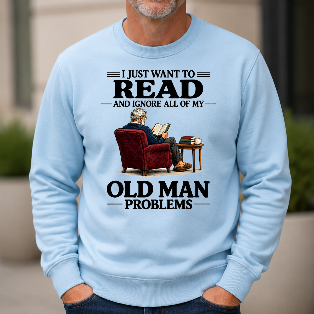 I Just Want To Read - 6-CS2D-LightBlue