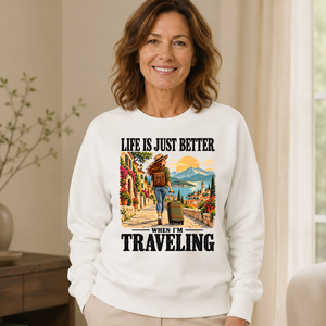 Life Is Just Better When I'm Traveling - 6-CS2D-White