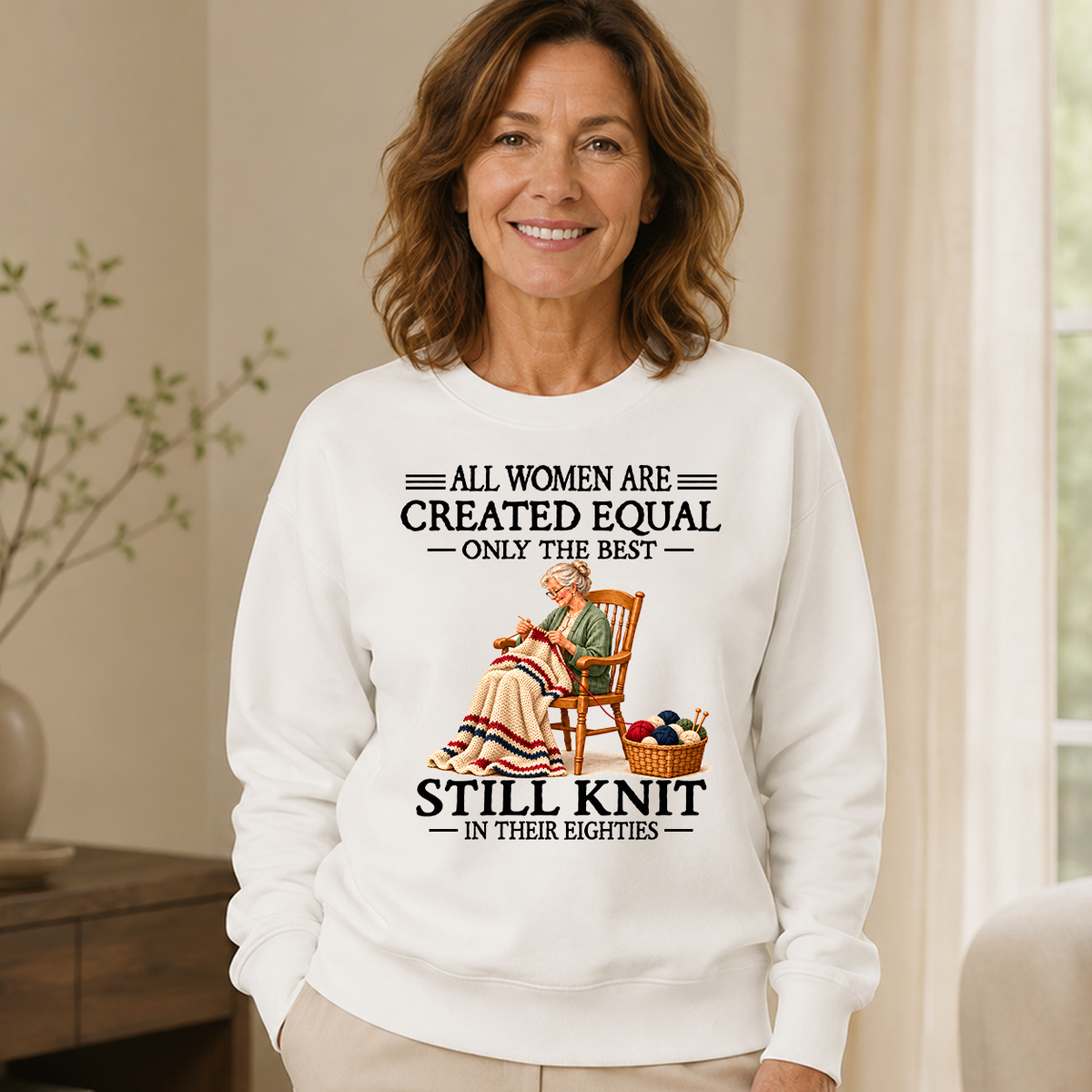 Still Knit 80S - 6-CS2D-White