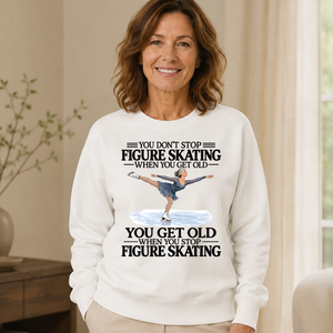 Don't Stop Figure Skating - 6-CS2D-White