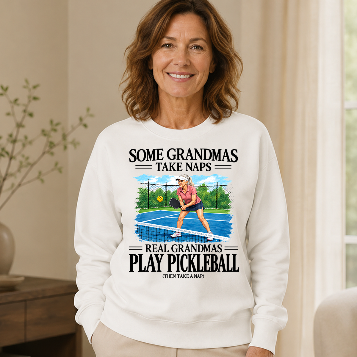 Real Grandmas Play Pickleball - 6-CS2D-White