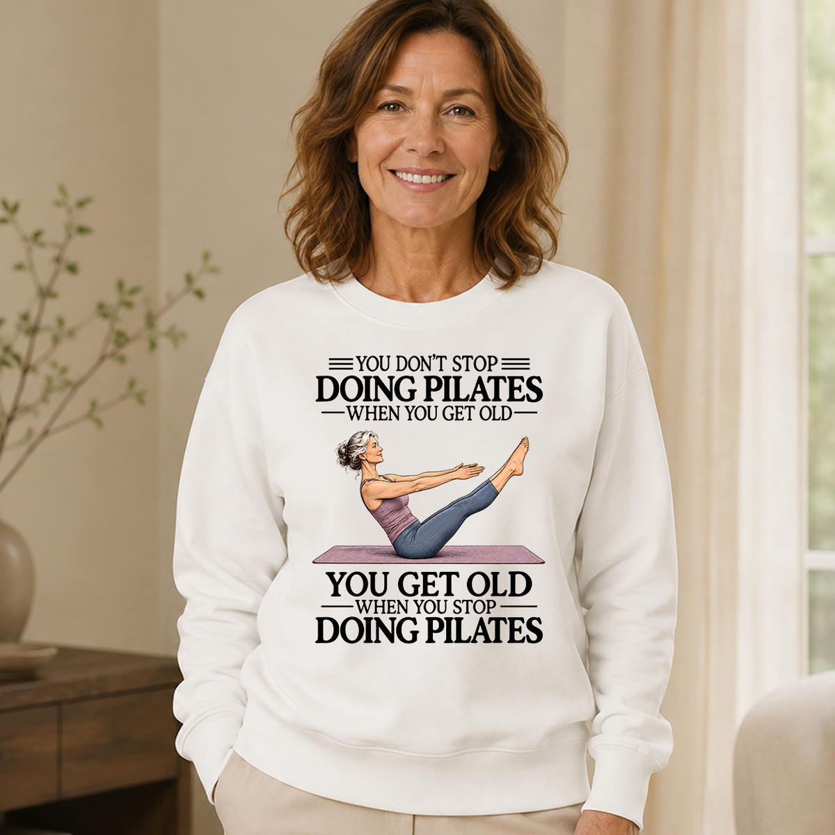 Don't Stop Pilates - 6-CS2D-White