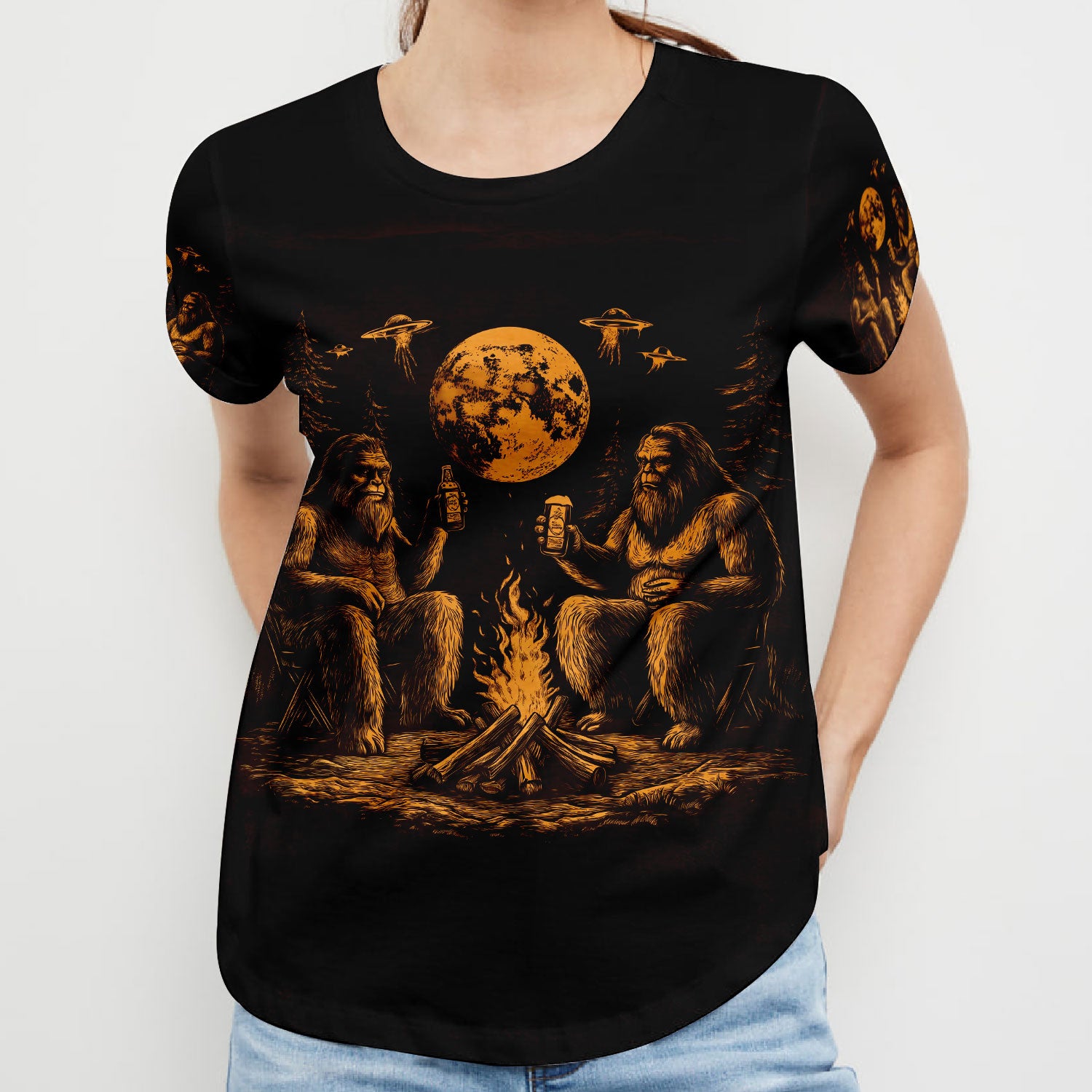 Making Memories One Campfire At A Time All Over Print Shirt