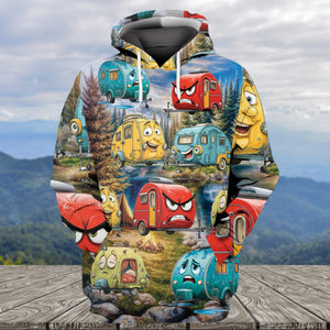 Funny Teardrop Trailer All over Print Shirt