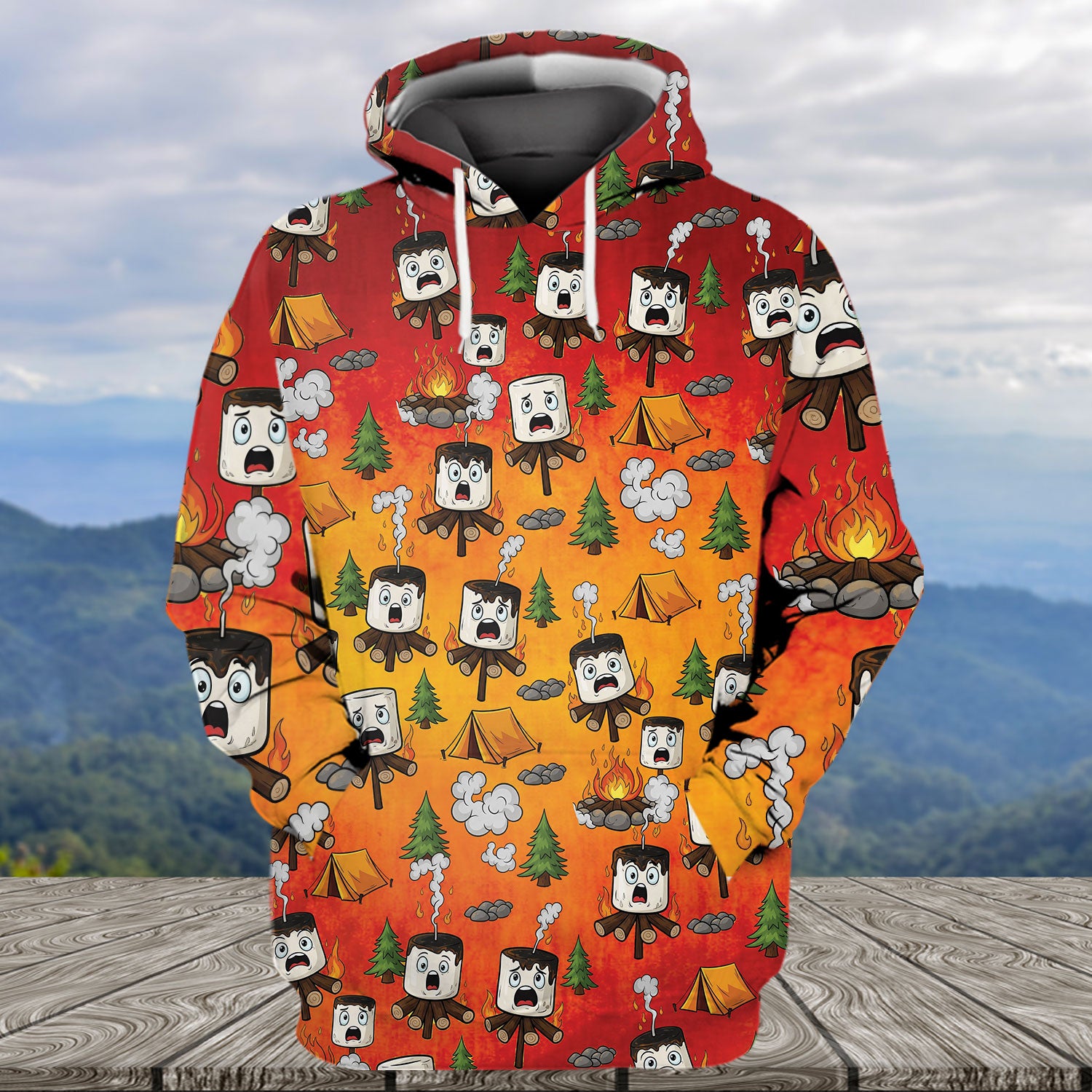 Burnt Marshmallow Dancing Party All Over Print Shirt