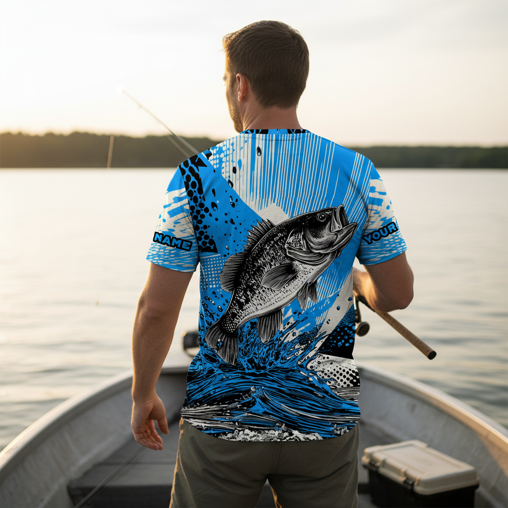 Custom Name Crappie Fish All Over Print Shirt
