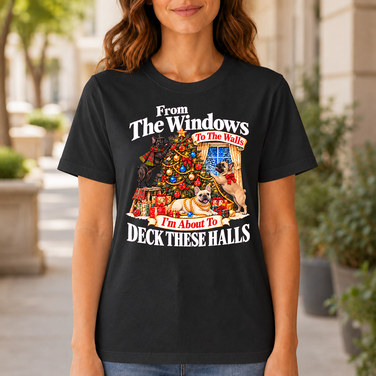 From the Windows to the Walls French Bulldog - 6-TS2D-Black