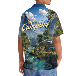 Let's Go Camping Hawaiian Shirt