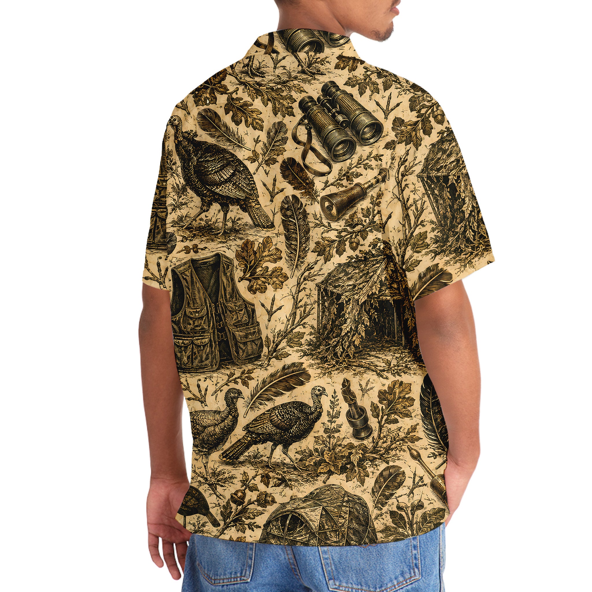 Turkey Hunting Vintage Hawaiian Shirt