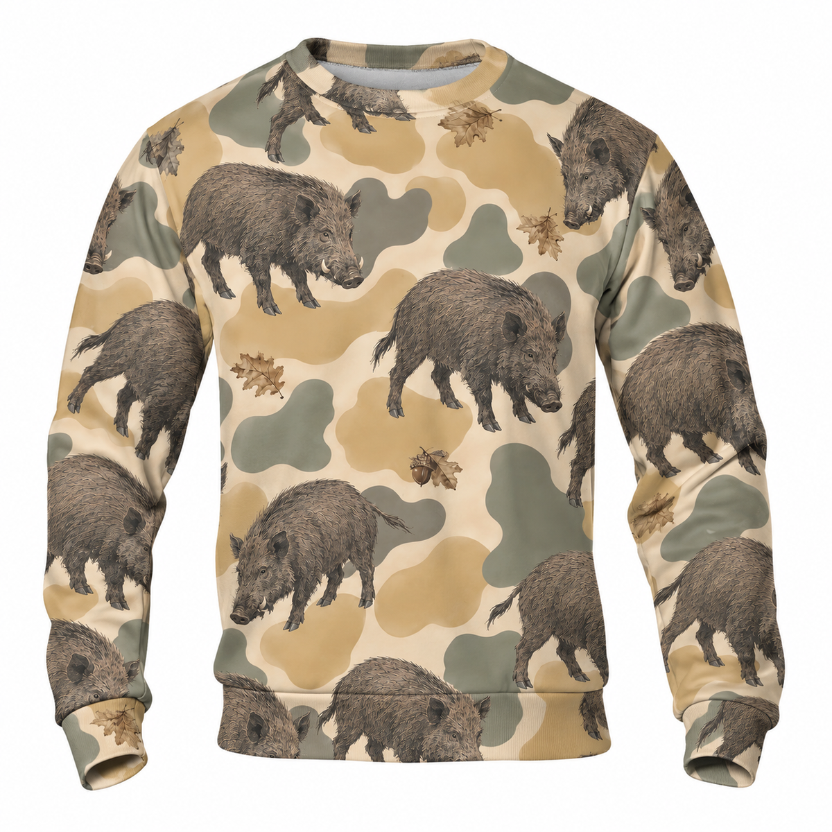 Feral Hog Camouflage All Over Print Shirt