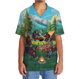 Sasquatch Family BBQs Hawaiian Shirt