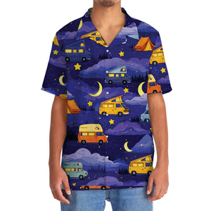 Dreamy Night Pop-Up Camper Hawaiian Shirt