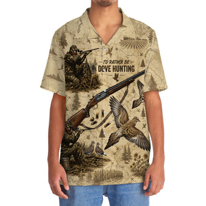 Vintage Dove Hunting Hawaiian Shirt