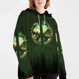 Camp Life Peace Sign All Over Print Shirt