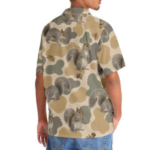 Squirrel Camouflage Hawaiian Shirt