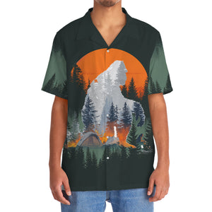 Campfire Stories with Bigfoot Hawaiian Shirt