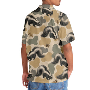 Skunk Camouflage Hawaiian Shirt