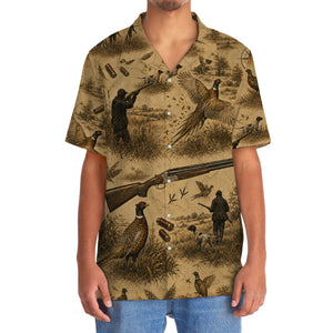 Vintage Pheasant Hunter Heritage Hawaiian Shirt