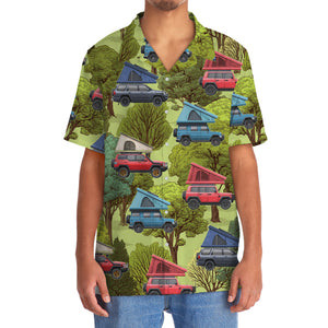 Funny Pop-Up Camper Car Hawaiian Shirt