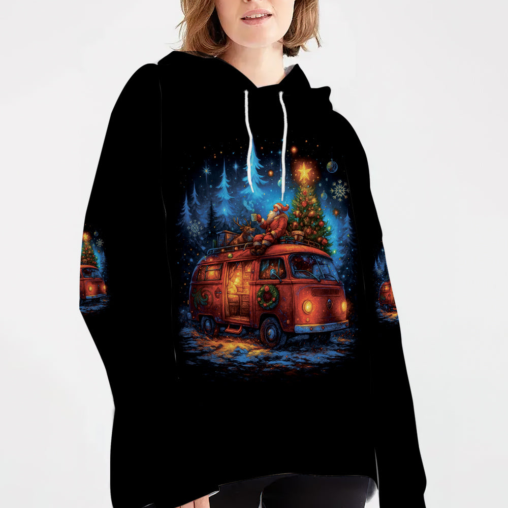 Camping Night Christmas Wonderful All Over Print Shirt