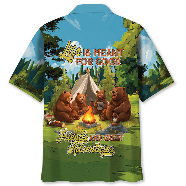 Camping Life Is Meant For Good Friends Hawaiian Shirt