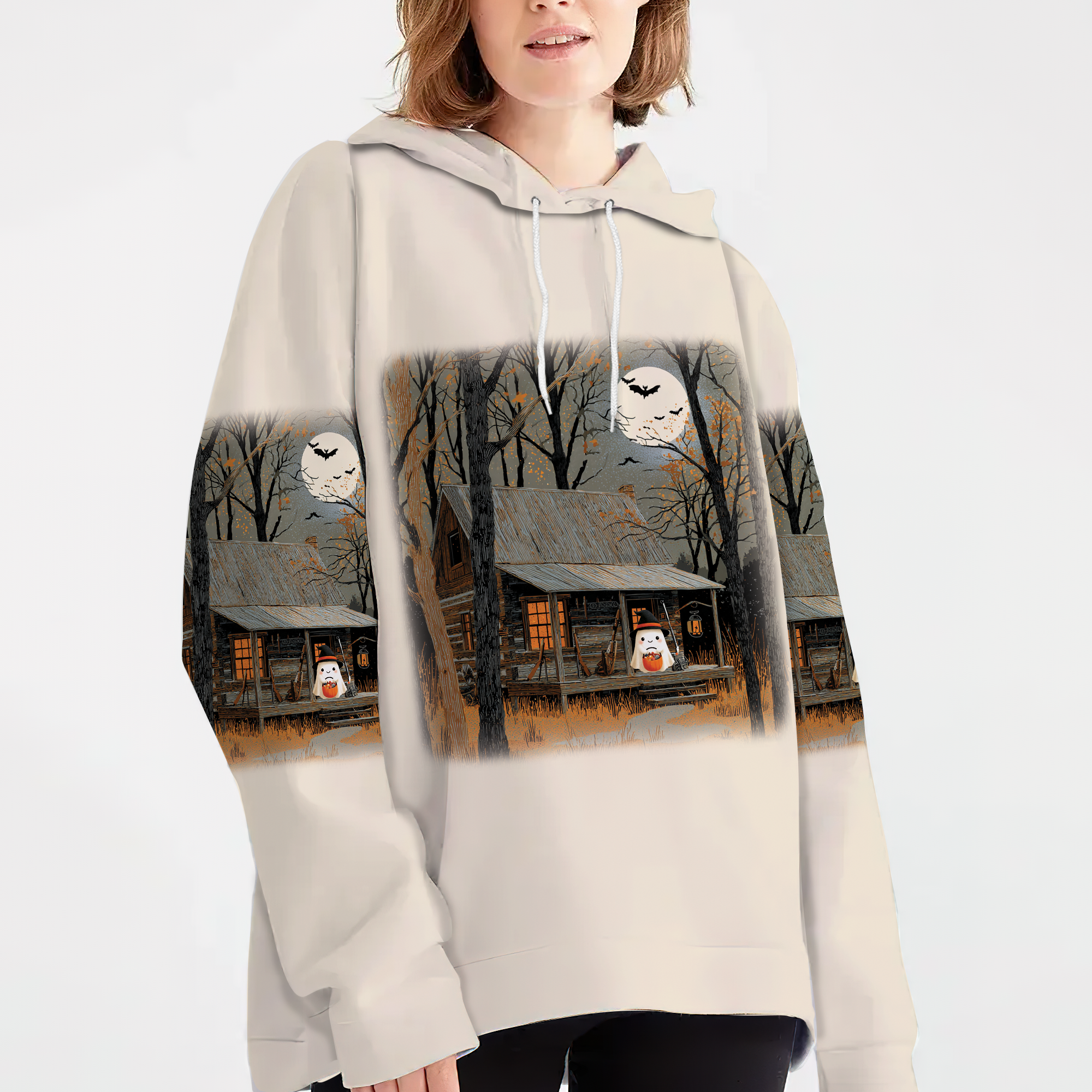 Boo & Candy Haunt Forest All Over Print Shirt