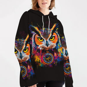 Not All Who Wander Are Lost Owl All Over Print Shirt