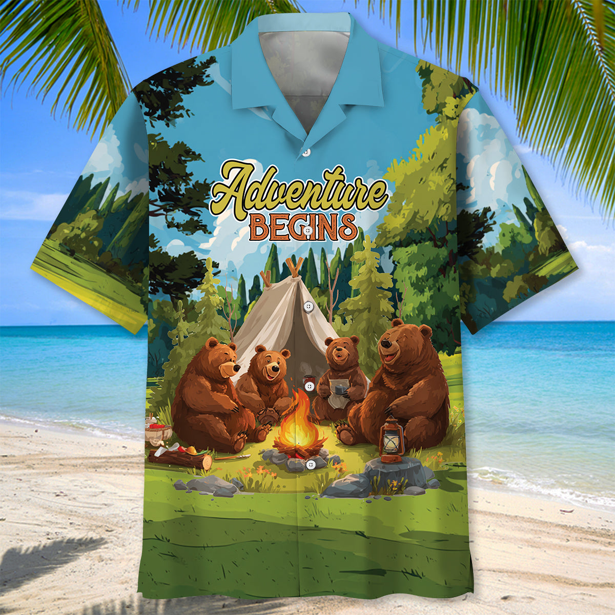 Camping Life Is Meant For Good Friends Hawaiian Shirt