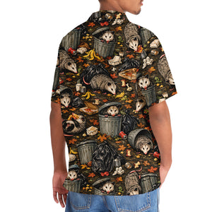 Autumn Alley Opossum Trash Hawaiian Shirt