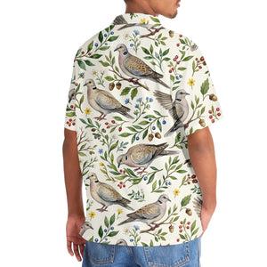 Vintage Wild Dove Nature Hawaiian Shirt