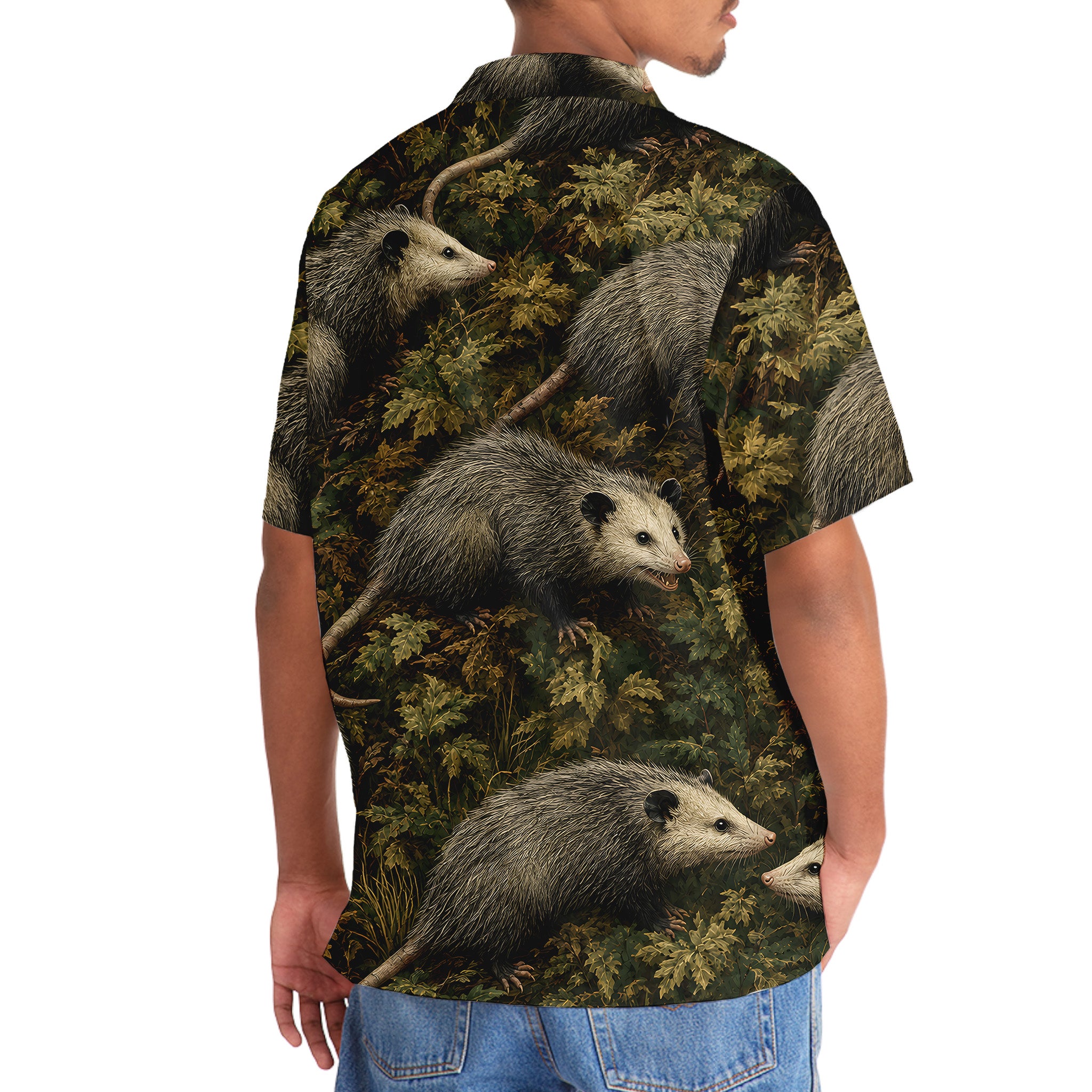 Wild Opossum Vintage Pattern