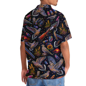 Dove Hunting Graphic Pattern Hawaiian Shirt