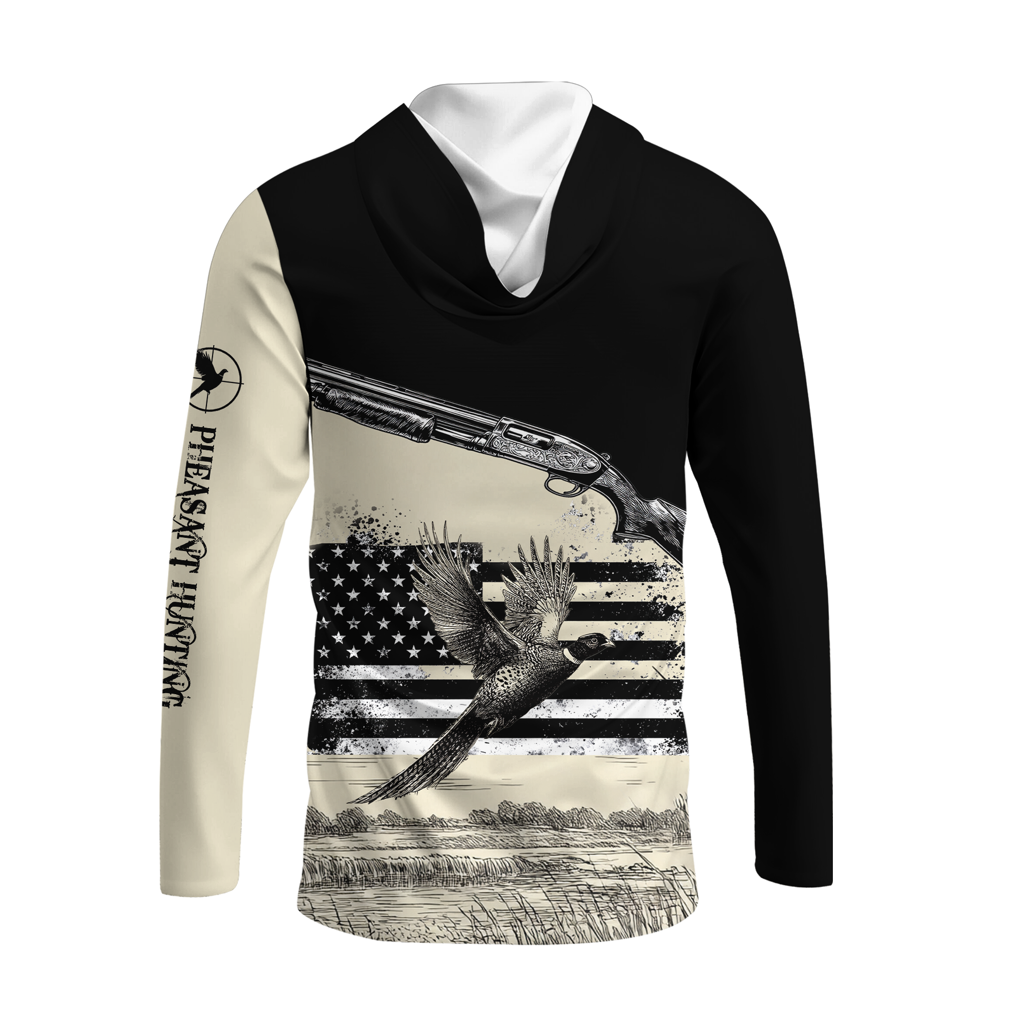 Vintage Pheasant Hunting All Over Print Shirtt