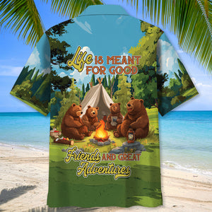 Camping Life Is Meant For Good Friends Hawaiian Shirt