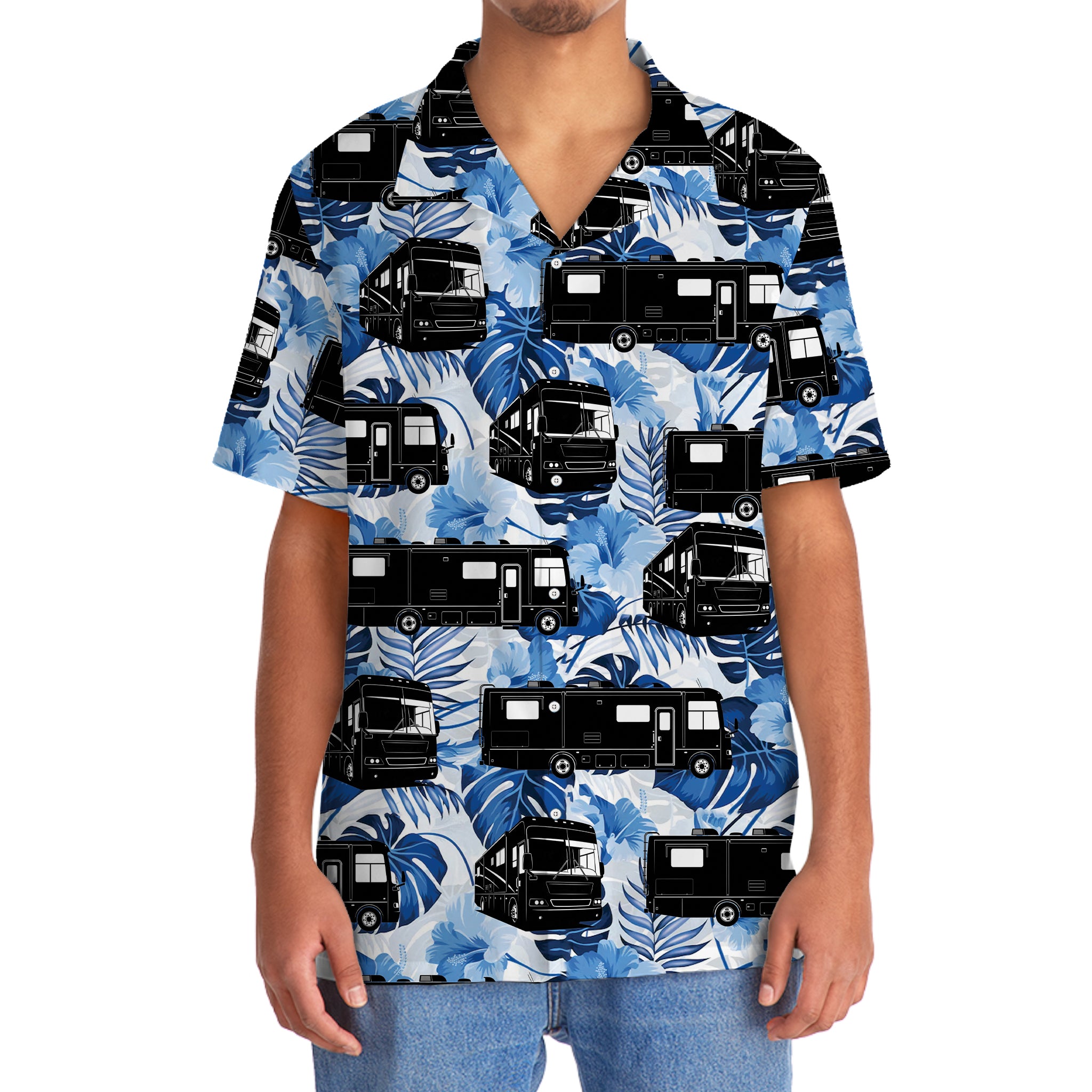 Nature Class A Sleeper Rv Hawaiian Shirt