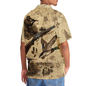 Vintage Mallard Duck Hunting Hawaiian Shirt