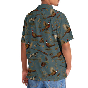 Vintage Slate Pheasant Hunt Hawaiian Shirt