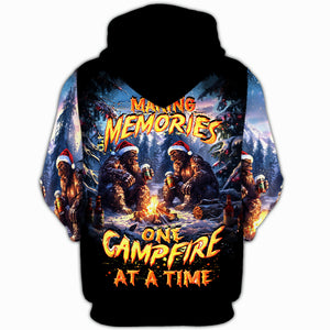 Bigfoot Making Memories One Campfire At A Time Christmas All Over Print Shirt