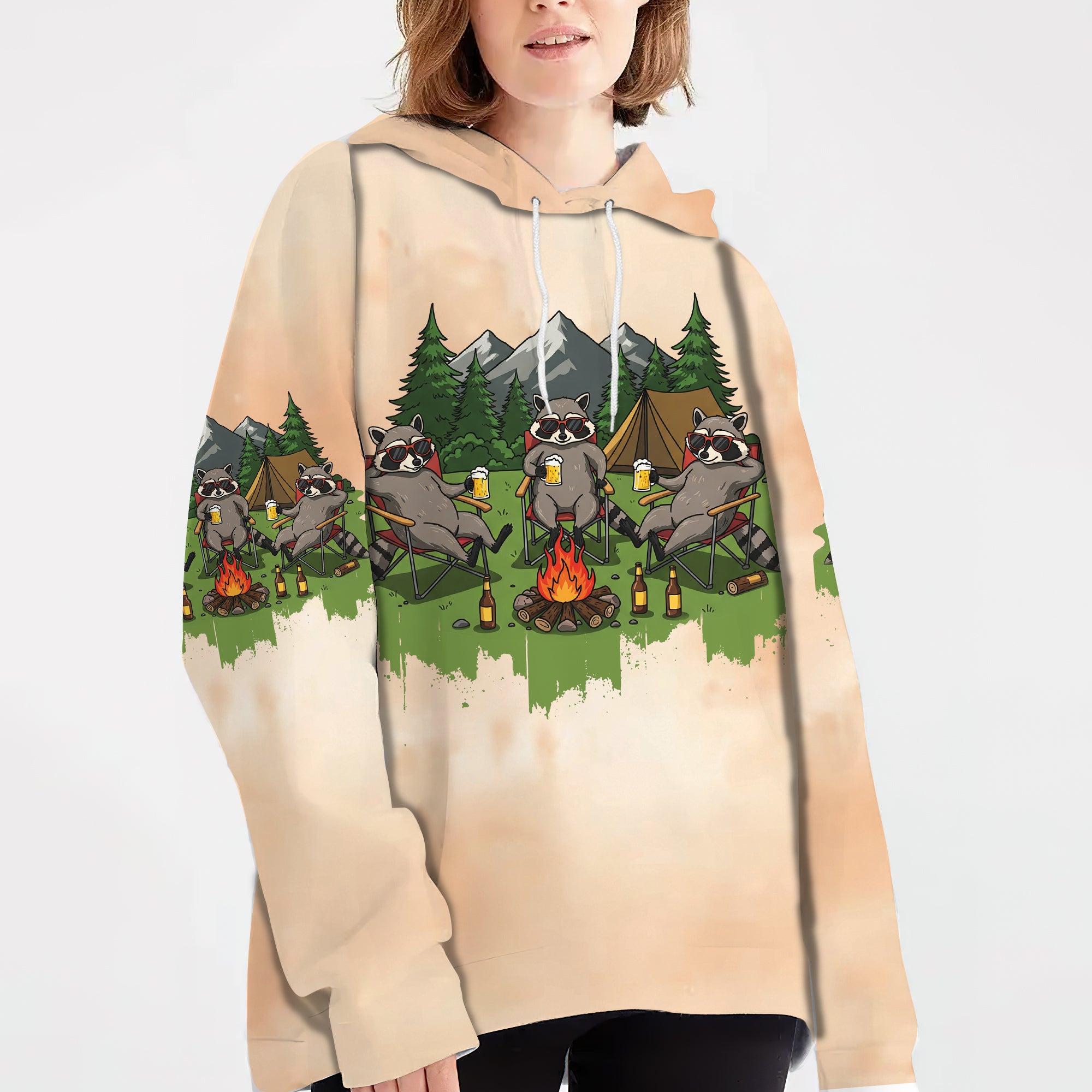 My Drinking Friends Have A Camping Problems All Over Print Shirt