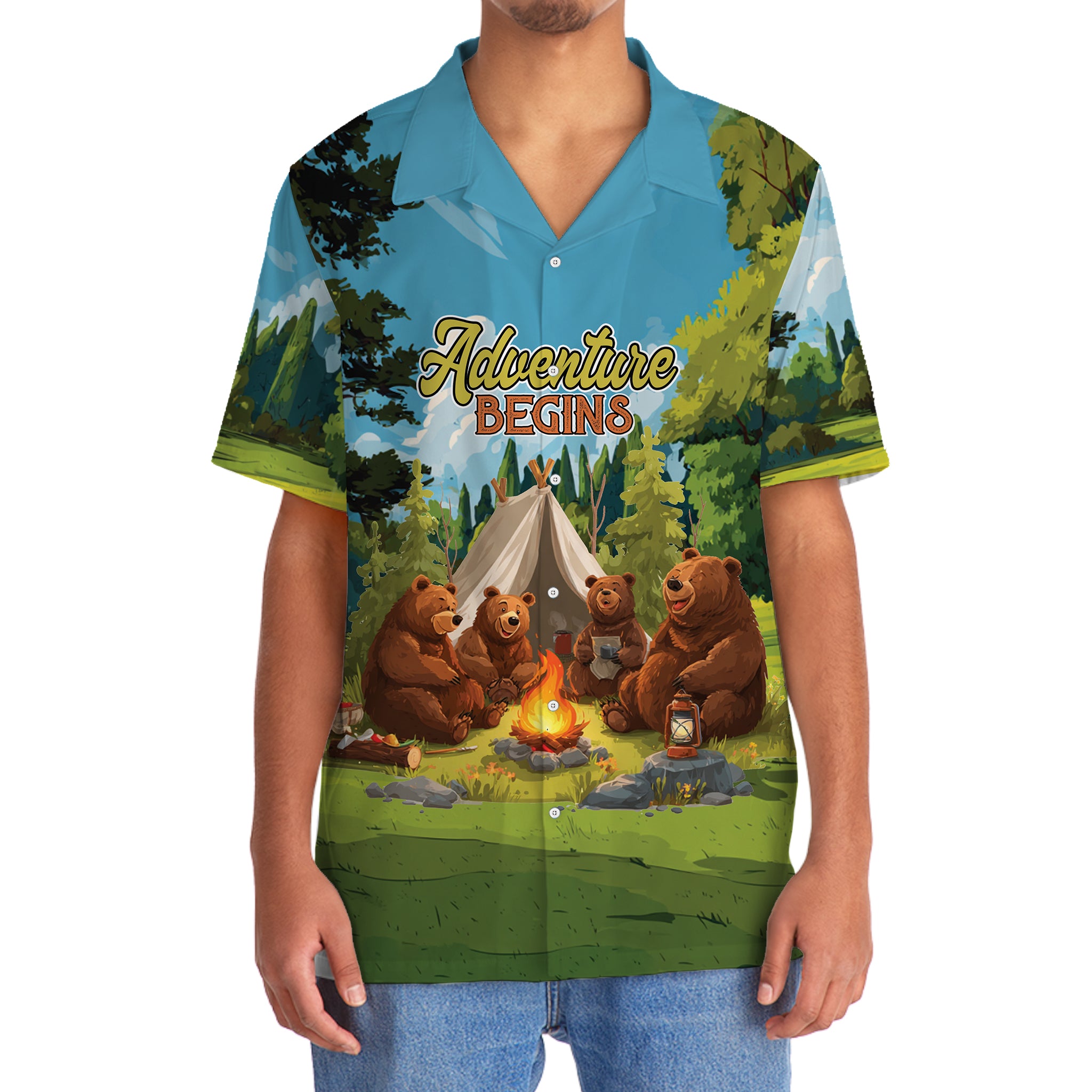 Camping Life Is Meant For Good Friends Hawaiian Shirt