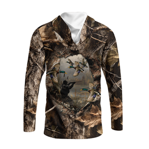 Duck Hunting Camouflage Fabric All Over Print Shirtt