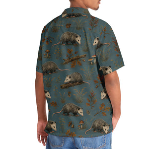 Vintage Slate Opossum Hunt Hawaiian Shirt