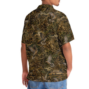 Dove Hunting Camo Hawaiian Shirt